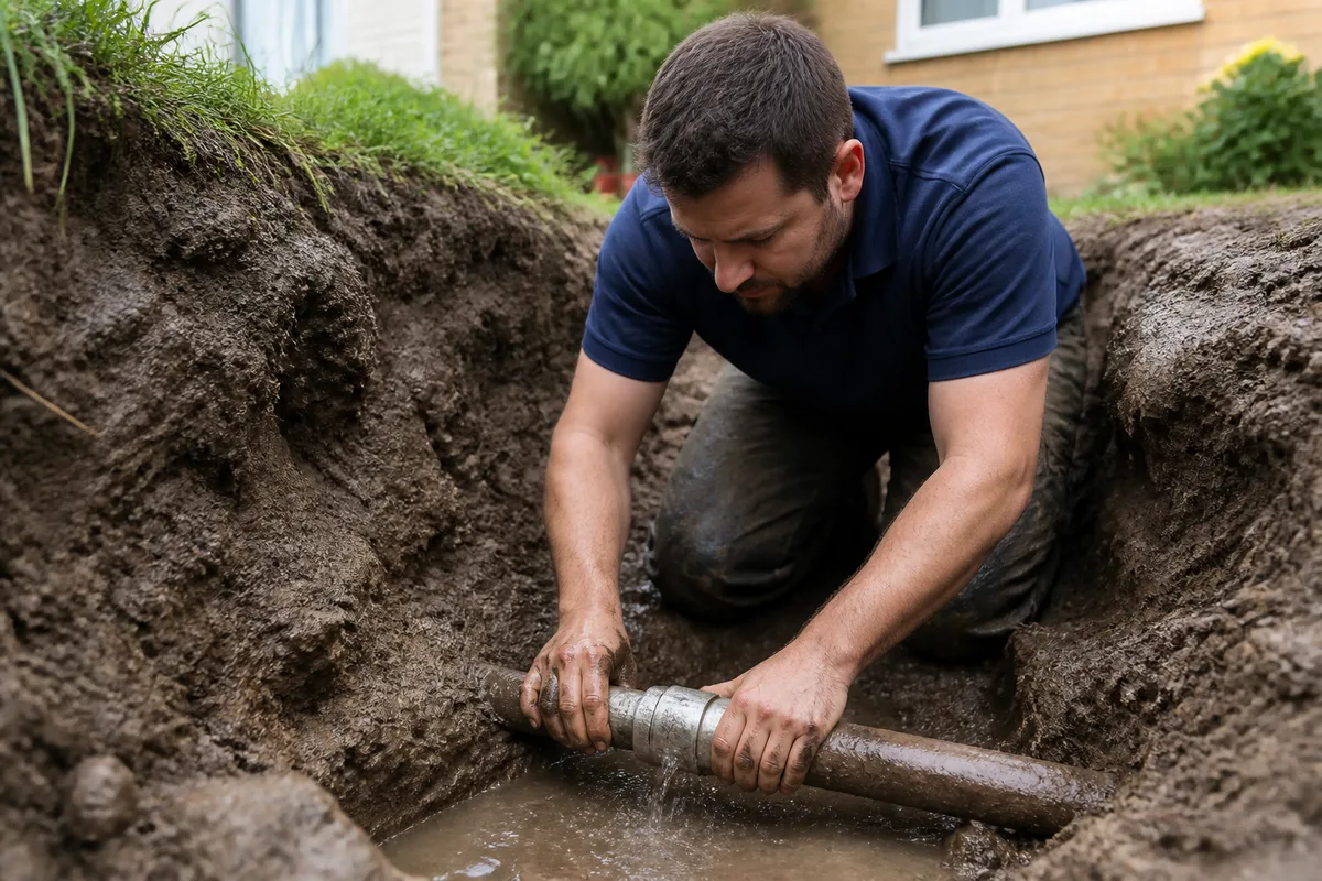 Water Line Leak Repair